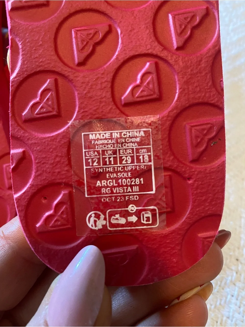 NWT Roxy Kids Hot Pink Logo Flip Flops